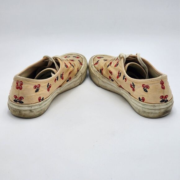 SeaVees J. Crew Legend Sneaker Cherries Embroidery Pink Size 8.5 - Picture 5 of 9